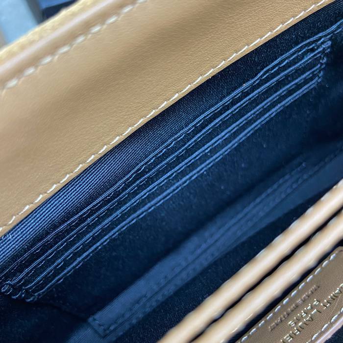 SAINT LAURENT 467072 マット ゴールド、イエロー、マット ハンドバッグ クラシック 20x14cm サイズ:20x14cm