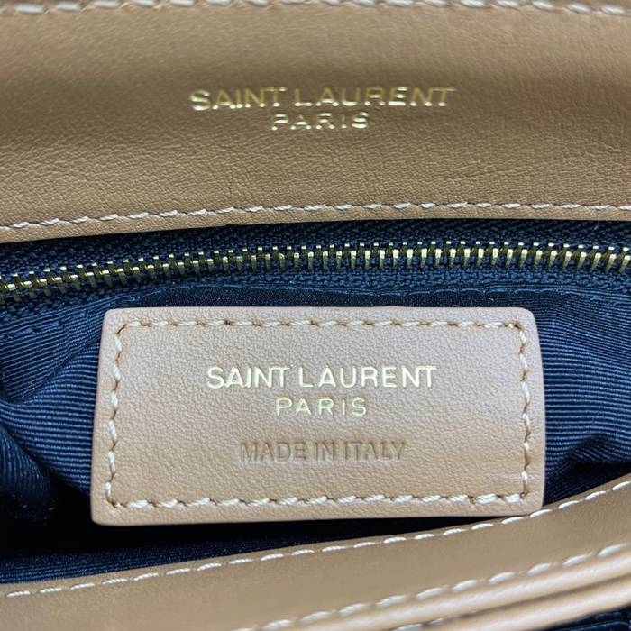 SAINT LAURENT 467072 マット ゴールド、イエロー、マット ハンドバッグ クラシック 20x14cm サイズ:20x14cm