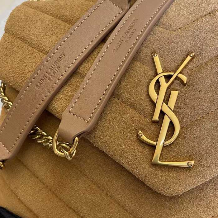 SAINT LAURENT 494699 マット ゴールド、イエロー、マット ハンドバッグ クラシック 25x17cm サイズ:25x17cm