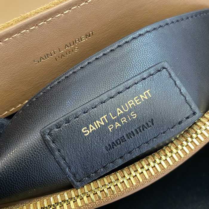 SAINT LAURENT 494699 マット ゴールド、イエロー、マット ハンドバッグ クラシック 25x17cm サイズ:25x17cm