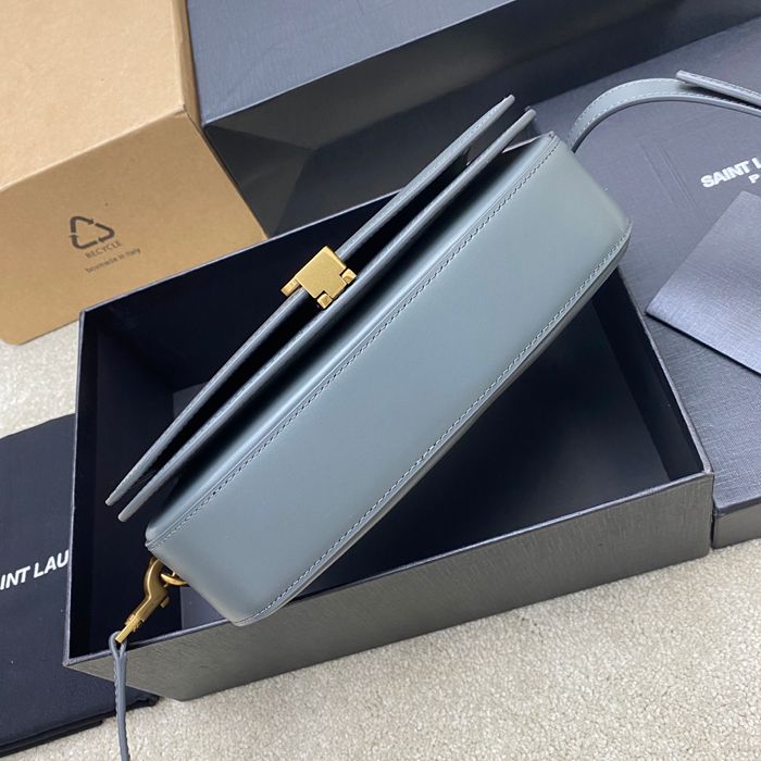 SAINT LAURENT 787671 グレー、ゴールド 脇下バッグ クラシック 25x15cm サイズ:25x15cm