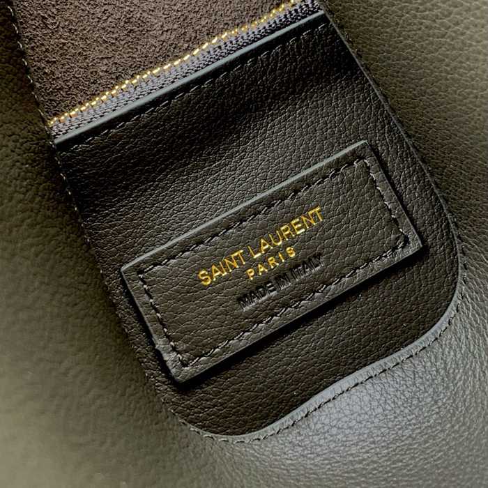 SAINT LAURENT 753837 グリーン、ゴールド 脇下バッグ 大、クラシック 31x30x13cm サイズ:31x30x13cm
