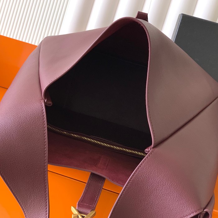 SAINT LAURENT 753837 レッド、ゴールド 脇下バッグ 大、クラシック 31x30x13cm サイズ:31x30x13cm