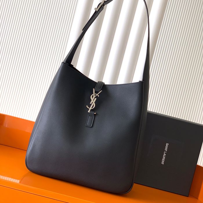 SAINT LAURENT 753837 シルバー 脇下バッグ 大、クラシック 31x30x13cm サイズ:31x30x13cm