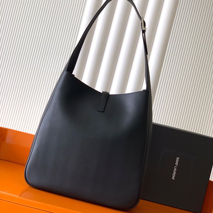 SAINT LAURENT 753837 シルバー 脇下バッグ 大、クラシック 31x30x13cm サイズ:31x30x13cm
