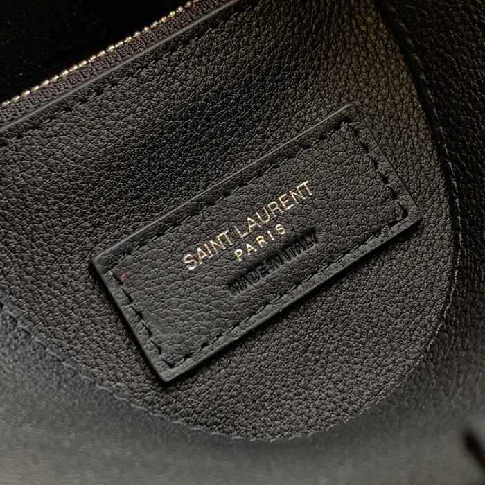 SAINT LAURENT 753837 シルバー 脇下バッグ 大、クラシック 31x30x13cm サイズ:31x30x13cm