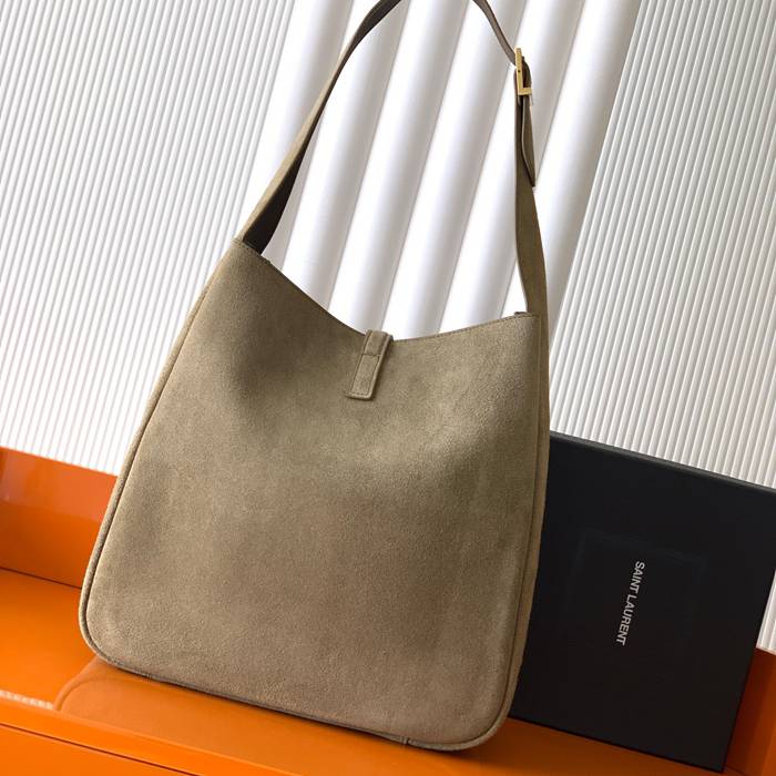 SAINT LAURENT 753837 マット グリーン、ゴールド、マット 脇下バッグ 大、クラシック 31x30x13cm サイズ:31x30x13cm