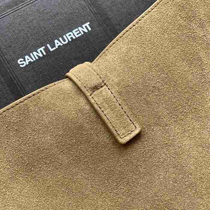 SAINT LAURENT 753837 マット グリーン、ゴールド、マット 脇下バッグ 大、クラシック 31x30x13cm サイズ:31x30x13cm