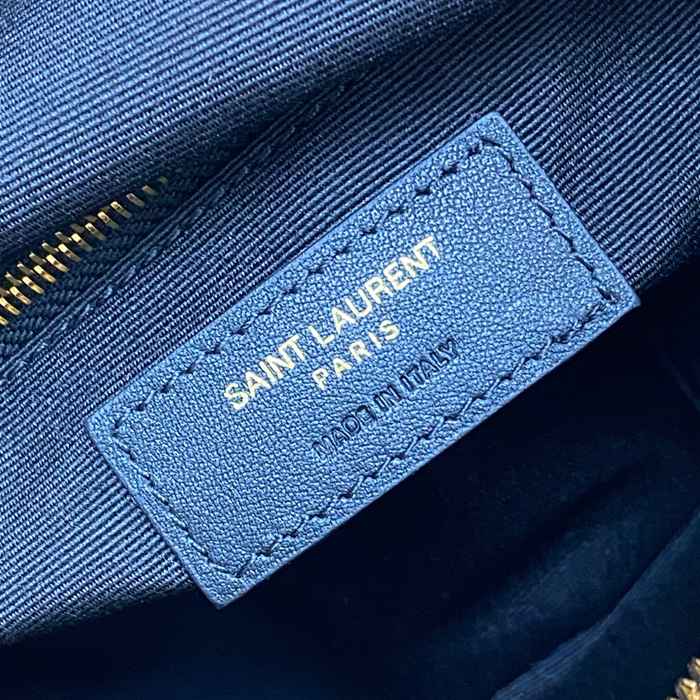 SAINT LAURENT 858160 ラムレザー ブラック、ゴールド ハンドバッグ イカール 47x35x15cm サイズ:47x35x15cm