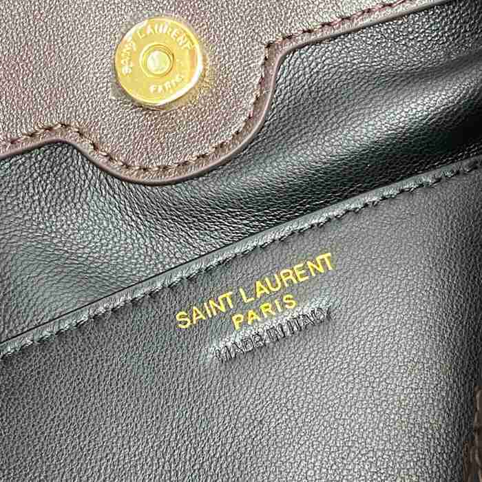 SAINT LAURENT 862712 ラムレザー ゴールド トートバッグ ジェイミー 26x18x11cm サイズ:26x18x11cm