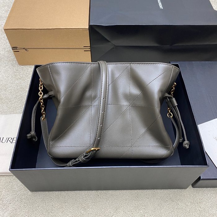 SAINT LAURENT 862712 ラムレザー グリーン、ゴールド トートバッグ ジェイミー 26x18x11cm サイズ:26x18x11cm
