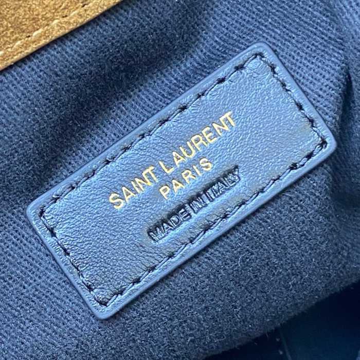 SAINT LAURENT 809824 マット ゴールド、キャラメル、マット トートバッグ、脇下バッグ ジェイミー 35x35x10cm サイズ:35x35x10cm