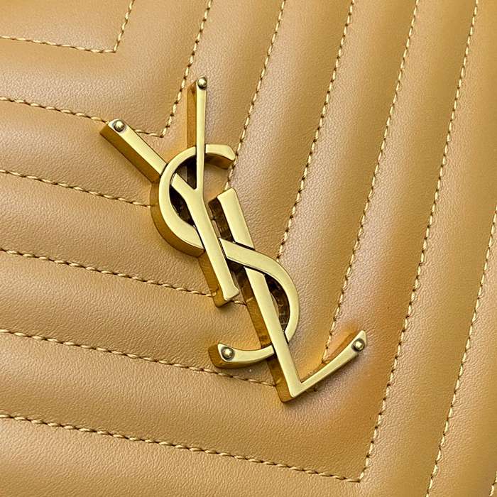 SAINT LAURENT 505730 ゴールド、キャラメル 斜め掛けバッグ クラシック 23x16cm サイズ:23x16cm