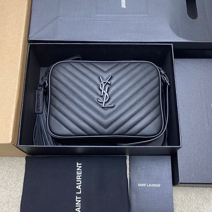 SAINT LAURENT 505730 ブラック 斜め掛けバッグ クラシック 23x16cm サイズ:23x16cm
