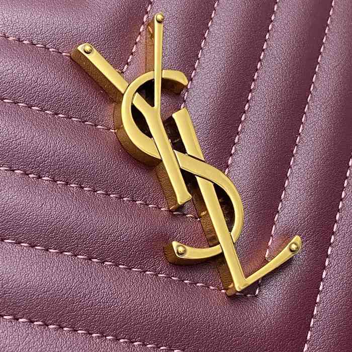 SAINT LAURENT 505730 レッド、ゴールド 斜め掛けバッグ クラシック 23x16cm サイズ:23x16cm