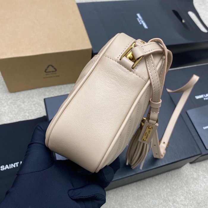 SAINT LAURENT 505730 ピンク、ゴールド 斜め掛けバッグ クラシック 23x16cm サイズ:23x16cm