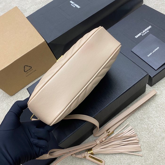 SAINT LAURENT 505730 ピンク、ゴールド 斜め掛けバッグ クラシック 23x16cm サイズ:23x16cm