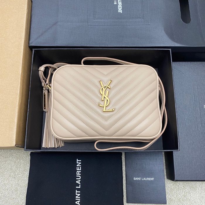 SAINT LAURENT 505730 ピンク、ゴールド 斜め掛けバッグ クラシック 23x16cm サイズ:23x16cm