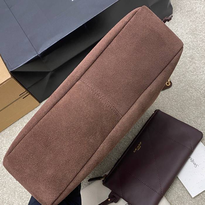 SAINT LAURENT 833948 ラムレザー、マット ゴールド、マット トートバッグ、脇下バッグ ジェイミー 29x27x11cm サイズ:29x27x11cm