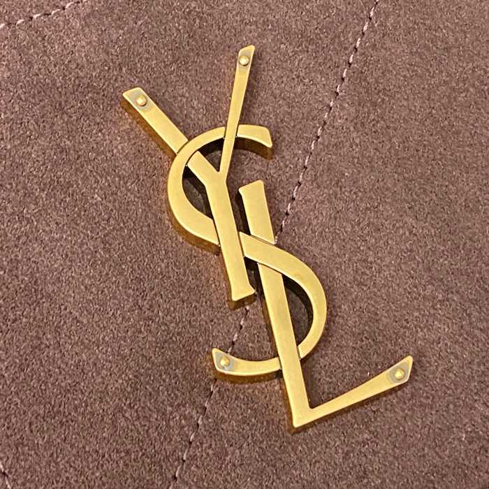 SAINT LAURENT 833948 ラムレザー、マット ゴールド、マット トートバッグ、脇下バッグ ジェイミー 29x27x11cm サイズ:29x27x11cm