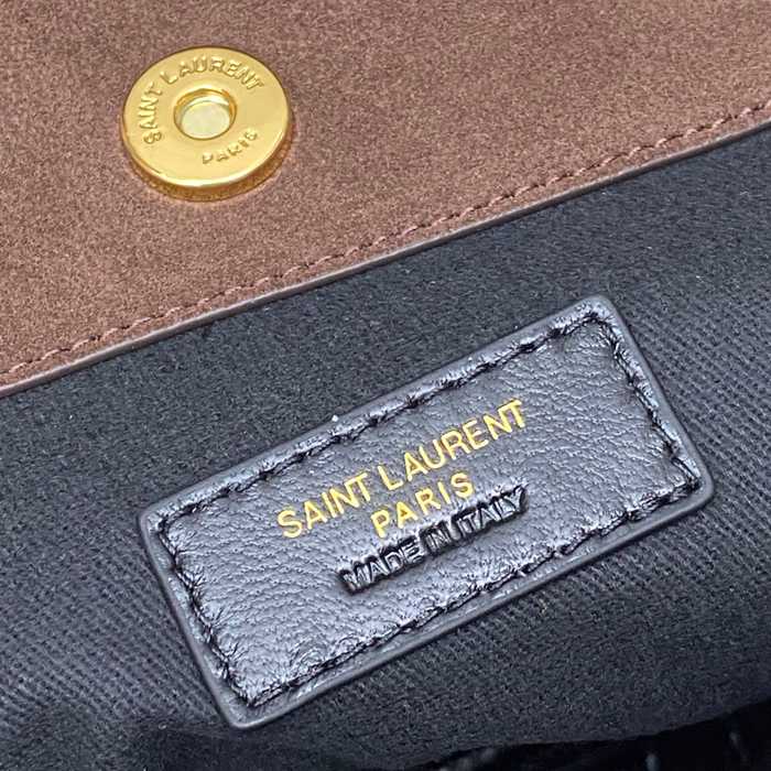 SAINT LAURENT 833948 ラムレザー、マット ゴールド、マット トートバッグ、脇下バッグ ジェイミー 29x27x11cm サイズ:29x27x11cm