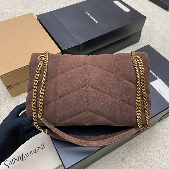 SAINT LAURENT 577476 マット ゴールド、マット 斜め掛けバッグ チェーン、クラシック 29x17x11cm サイズ:29x17x11cm