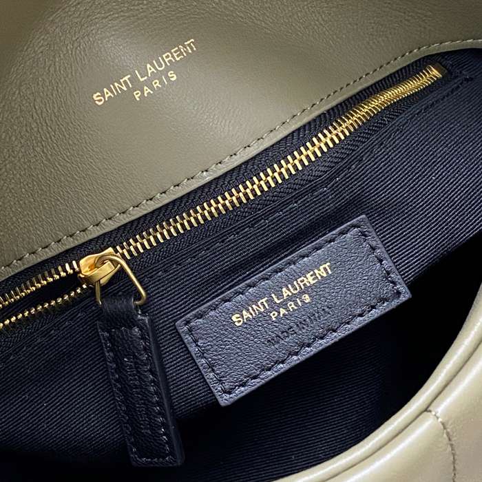 SAINT LAURENT 577476 ラムレザー、カーフレザー グリーン、ゴールド 斜め掛けバッグ チェーン、クラシック 29x17x11cm サイズ:29x17x11cm