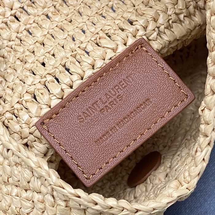 SAINT LAURENT 829271 編み レッド、ゴールド 斜め掛けバッグ、チェーンバッグ、封筒バッグ チェーン、封筒、カリプソ、ミニ 19x12cm サイズ:19x12cm