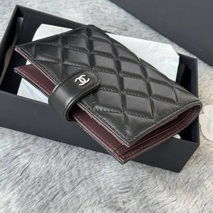 CHANEL AP3196 パスポート&ウォレット 二合一 ラム革 サイズ:15x10cm
