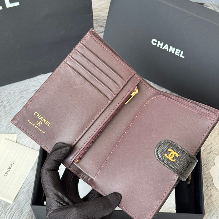 CHANEL AP3196 パスポート&ウォレット 二合一 カヴィア サイズ:15x10cm