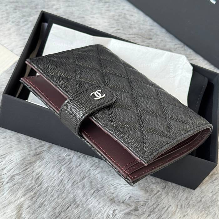 CHANEL AP3196 パスポート&ウォレット 二合一 カヴィア サイズ:15x10cm