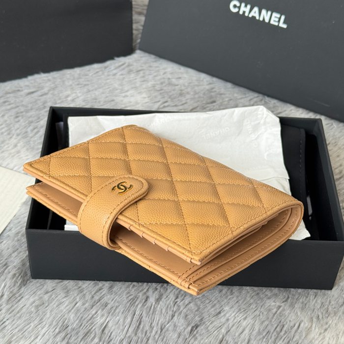 CHANEL AP3196 パスポート&ウォレット 二合一 カヴィア サイズ:15x10cm