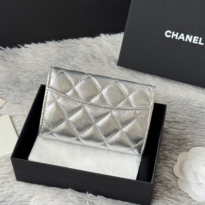 CHANEL 0219 CFカードケース カヴィア粒革 サイズ:11x8.5cm
