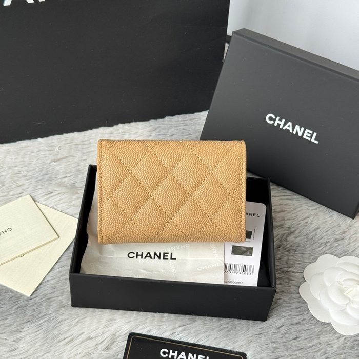 CHANEL AP0230 84401 三つ折り財布 細粒牛皮 サイズ:10.5x7.5cm