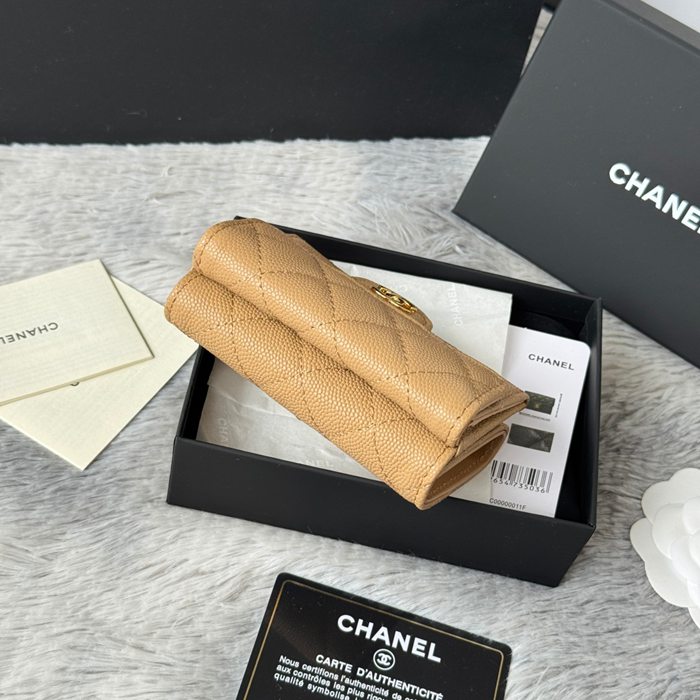 CHANEL AP0230 84401 三つ折り財布 細粒牛皮 サイズ:10.5x7.5cm