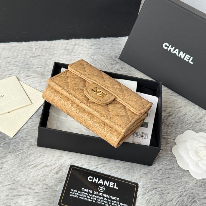 CHANEL AP0230 84401 三つ折り財布 細粒牛皮 サイズ:10.5x7.5cm