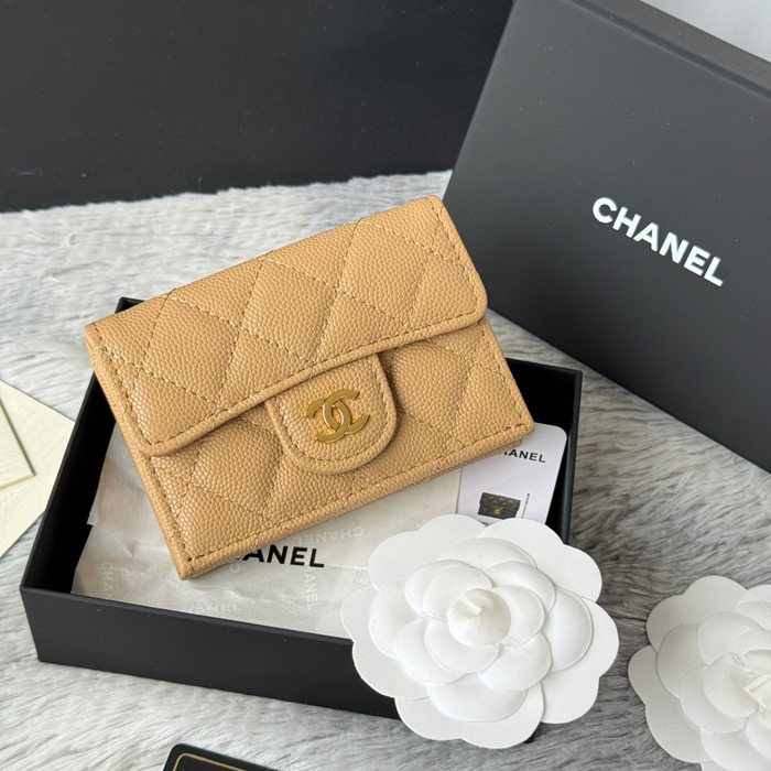 CHANEL AP0230 84401 三つ折り財布 細粒牛皮 サイズ:10.5x7.5cm