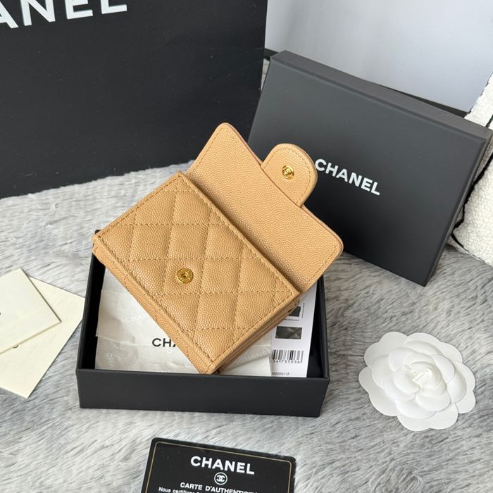 CHANEL AP0230 84401 三つ折り財布 細粒牛皮 サイズ:10.5x7.5cm