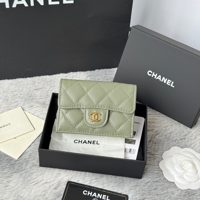 CHANEL AP0230 84401 三つ折り財布 細粒牛皮 サイズ:10.5x7.5cm