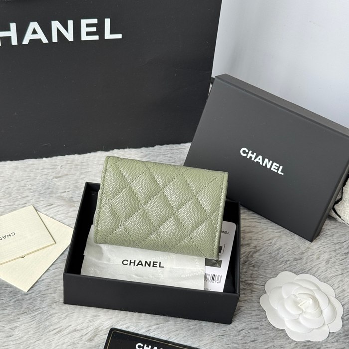 CHANEL AP0230 84401 三つ折り財布 細粒牛皮 サイズ:10.5x7.5cm