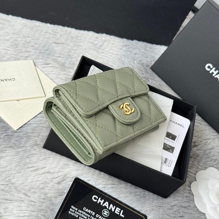 CHANEL AP0230 84401 三つ折り財布 細粒牛皮 サイズ:10.5x7.5cm