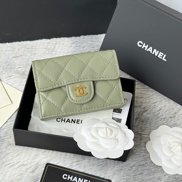 CHANEL AP0230 84401 三つ折り財布 細粒牛皮 サイズ:10.5x7.5cm