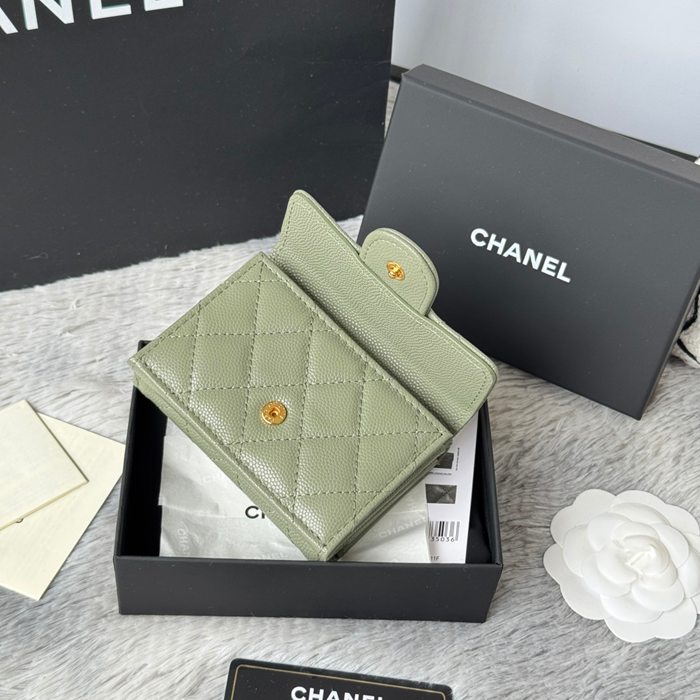 CHANEL AP0230 84401 三つ折り財布 細粒牛皮 サイズ:10.5x7.5cm