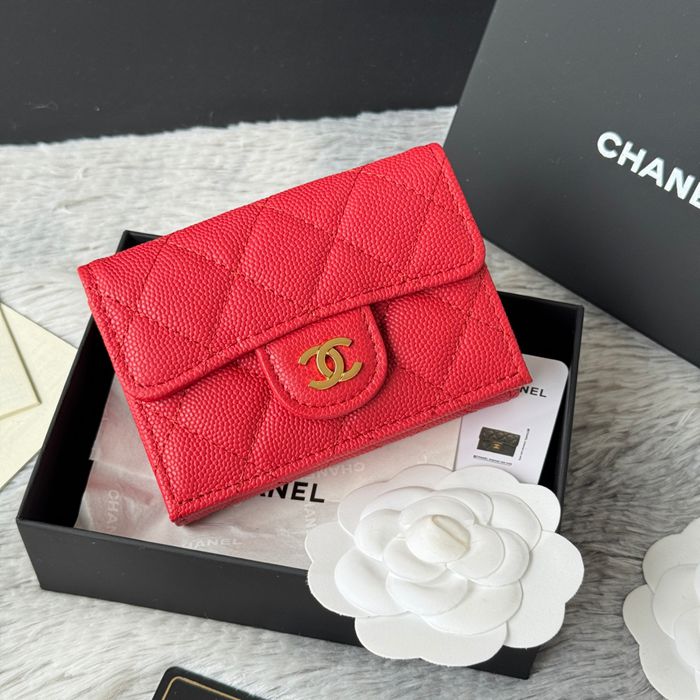 CHANEL AP0230 84401 三つ折り財布 細粒牛皮 サイズ:10.5x7.5cm