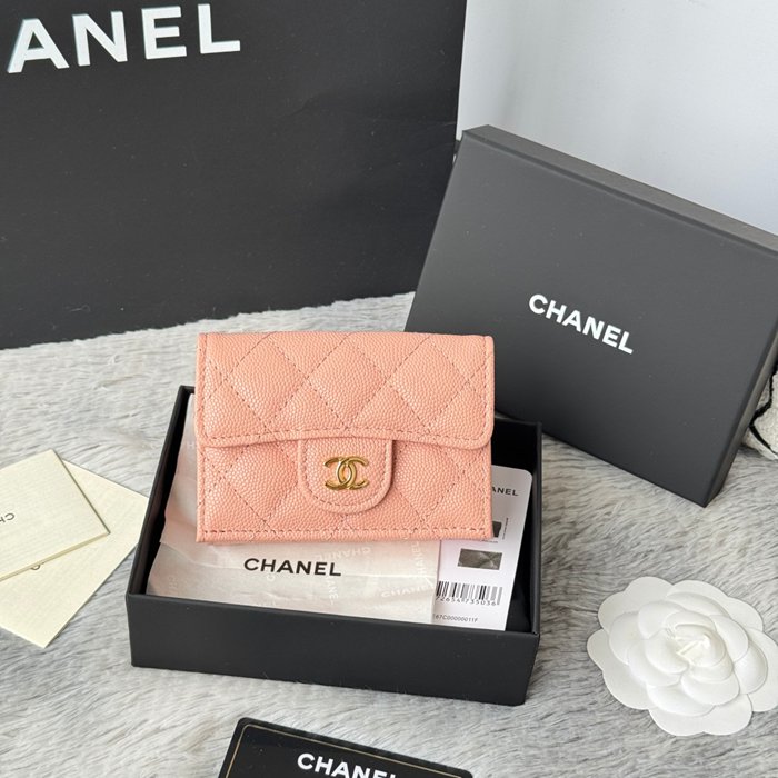 CHANEL AP0230 84401 三つ折り財布 細粒牛皮 サイズ:10.5x7.5cm