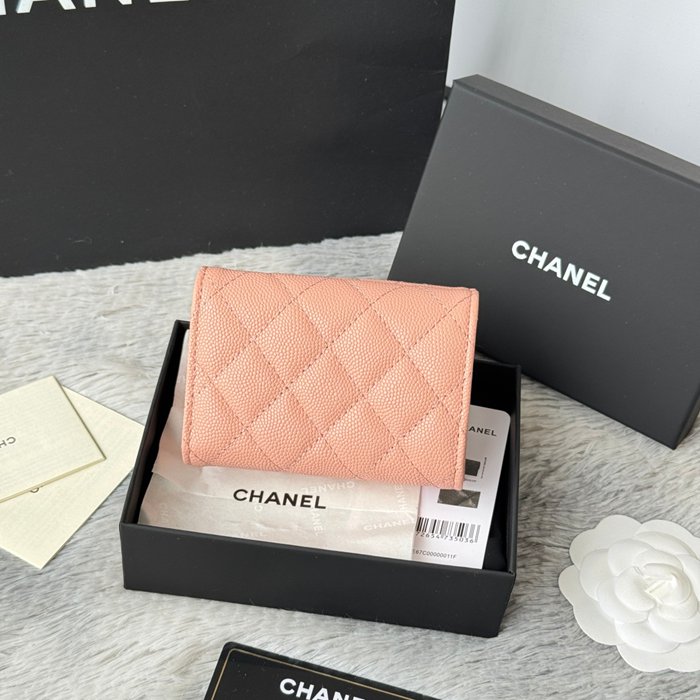 CHANEL AP0230 84401 三つ折り財布 細粒牛皮 サイズ:10.5x7.5cm