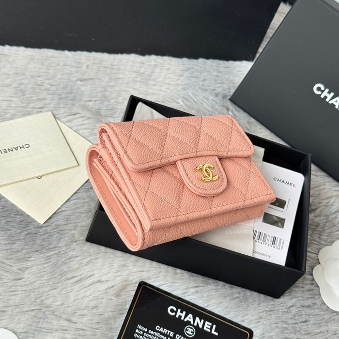 CHANEL AP0230 84401 三つ折り財布 細粒牛皮 サイズ:10.5x7.5cm