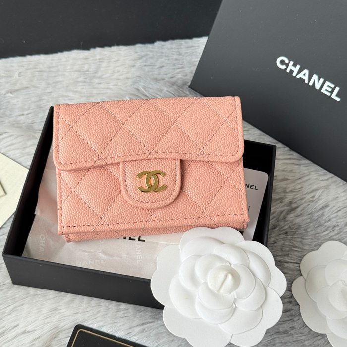 CHANEL AP0230 84401 三つ折り財布 細粒牛皮 サイズ:10.5x7.5cm