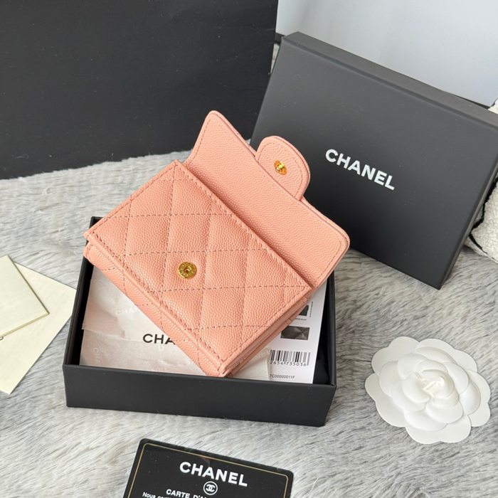 CHANEL AP0230 84401 三つ折り財布 細粒牛皮 サイズ:10.5x7.5cm
