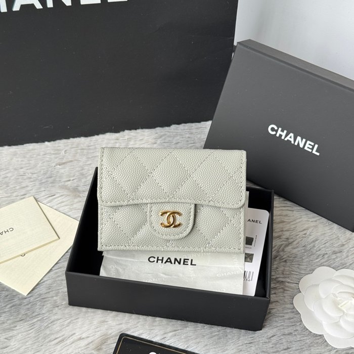 CHANEL AP0230 84401 三つ折り財布 細粒牛皮 サイズ:10.5x7.5cm